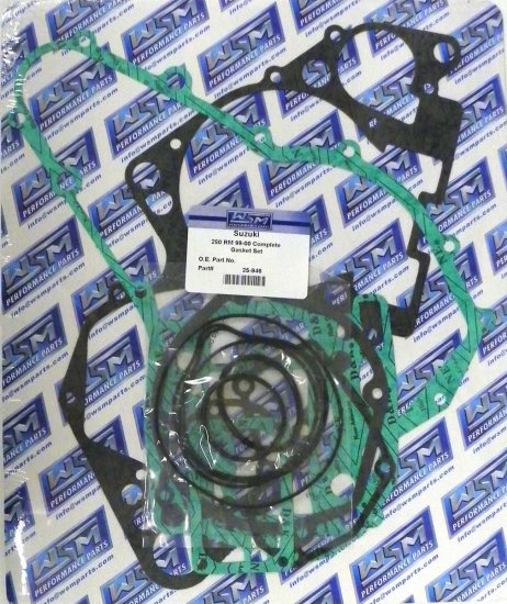 WSM Off Road Gaskets Full Gasket Kit Suzuki 250 RM 99-00 - 25-946