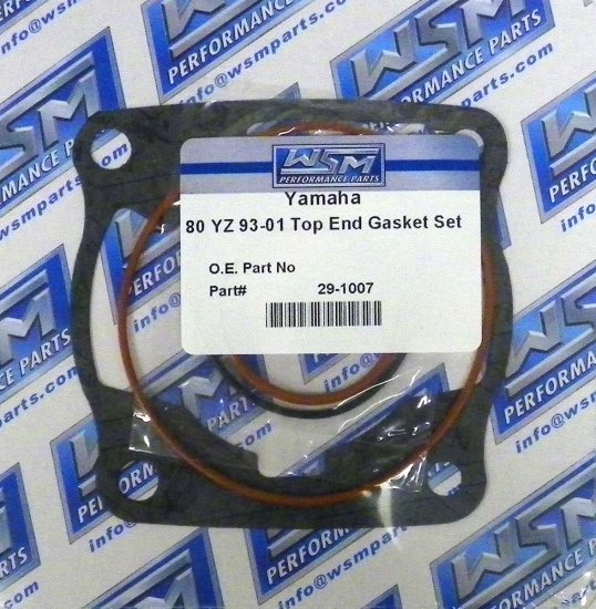 WSM Off Road Gaskets Top End Gasket Kit Yamaha 80 YZ 93-01 - 29-1007