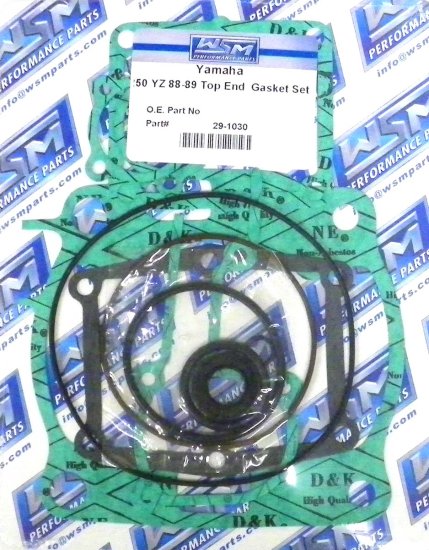 WSM Off Road Gaskets Top End Gasket Kit Yamaha 250 YZ 88-89 - 29-1030