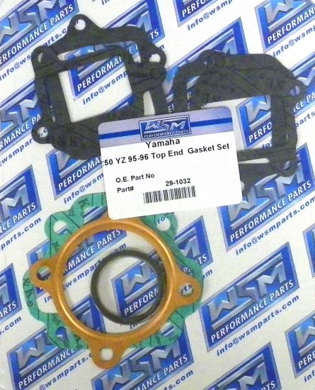 WSM Off Road Gaskets Top End Gasket Kit Yamaha 250 YZ 95-96 - 29-1032