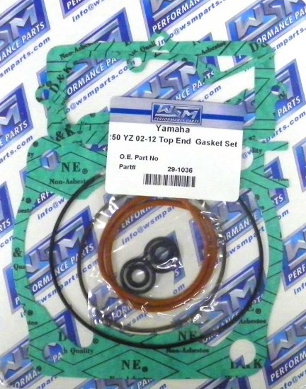 WSM Off Road Gaskets Top End Gasket Kit Yamaha 250 YZ 02-20 - 29-1036