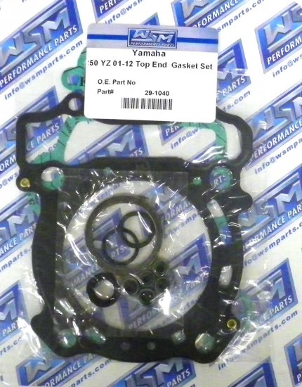 WSM Off Road Gaskets Top End Gasket Kit Yamaha 250 WR-F / YZ-F 01-13 - 29-1040