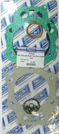WSM Off Road Gaskets Top End Gasket Kit Honda 450 TRX 98-04 - 29-150