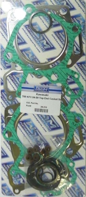 WSM Off Road Gaskets Top End Gasket Kit Kawasaki 650 / 700 KFX / Prairie 02-09 - 29-218 WSM Off Road Gaskets Top End Gasket Kit Kawasaki 650 / 700 KFX / Prairie 02-09 - 29-218