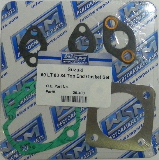 WSM Off Road Gaskets Top End Gasket Kit Suzuki 50 / ALT / LT / JR 78-07 - 29-400