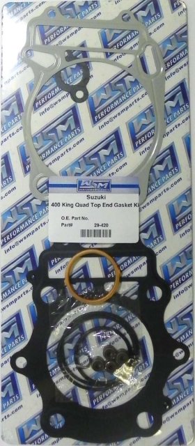 WSM Off Road Gaskets Top End Gasket Kit Suzuki 400 King Quad 08-20 - 29-420 WSM Off Road Gaskets Top End Gasket Kit Suzuki 400 King Quad 08-20 - 29-420