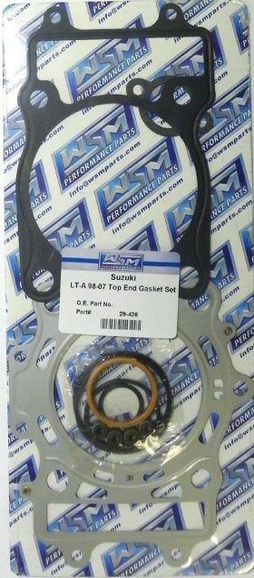 WSM Off Road Gaskets Top End Gasket Kit Suzuki 500 LT-F / Vinson 98-07 - 29-426 WSM Off Road Gaskets Top End Gasket Kit Suzuki 500 LT-F / Vinson 98-07 - 29-426