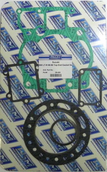 WSM Off Road Gaskets Top End Gasket Kit Suzuki 500 Quadracer 88-90 - 29-428