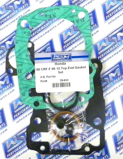 WSM Off Road Gaskets Top End Gasket Kit Honda 150 CRF-F 06-17 - 29-634