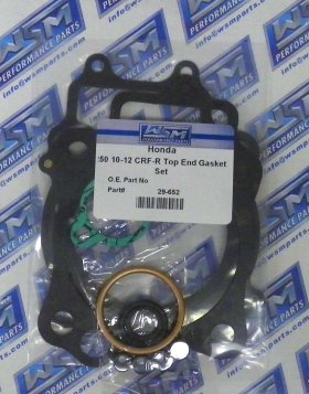WSM Off Road Gaskets Top End Gasket Kit Honda 250 CRF-R 10-17 - 29-652 WSM Off Road Gaskets Top End Gasket Kit Honda 250 CRF-R 10-17 - 29-652