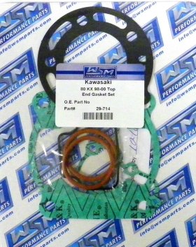 WSM Off Road Gaskets Top End Gasket Kit Kawasaki 80 KX 98-00 - 29-714 WSM Off Road Gaskets Top End Gasket Kit Kawasaki 80 KX 98-00 - 29-714