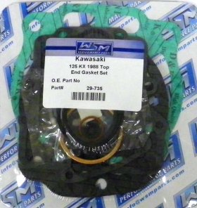 WSM Off Road Gaskets Top End Gasket Kit Kawasaki 125 KX 1988 - 29-735