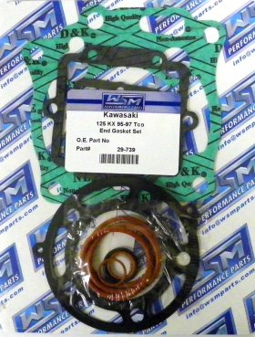 WSM Off Road Gaskets Top End Gasket Kit Kawasaki 125 KX 95-97 - 29-739 WSM Off Road Gaskets Top End Gasket Kit Kawasaki 125 KX 95-97 - 29-739