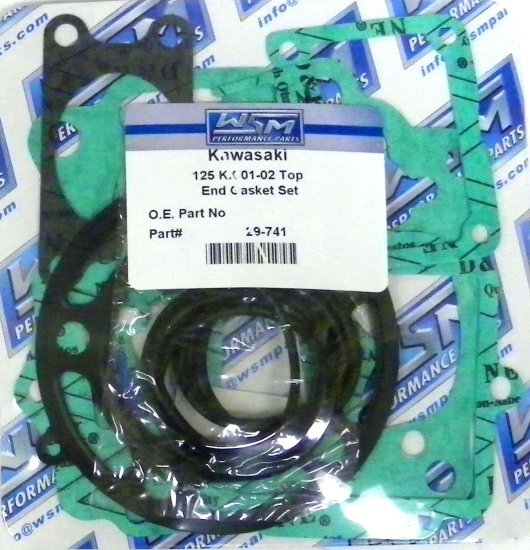 WSM Off Road Gaskets Top End Gasket Kit Kawasaki 125 KX 01-02 - 29-741