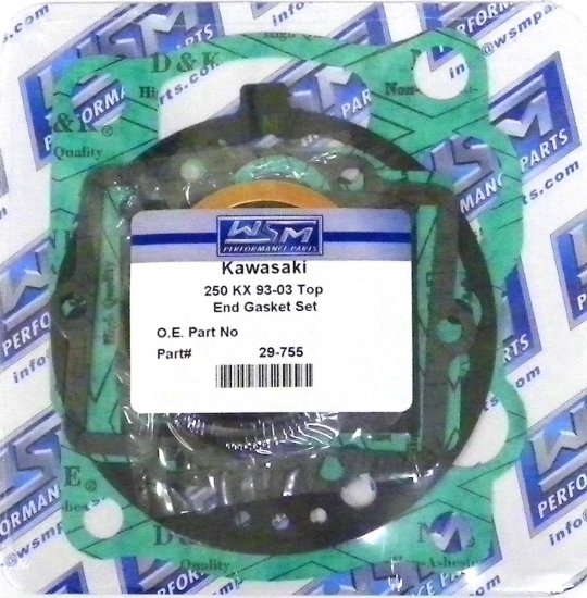 WSM Off Road Gaskets Top End Gasket Kit Kawasaki 250 KX 93-03 - 29-755
