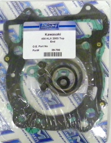 WSM Off Road Gaskets Top End Gasket Kit Kawasaki / Suzuki 400 00-15 - 29-780