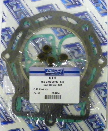 WSM Off Road Gaskets Top End Gasket Kit KTM 450 EXC 03-07 - 29-864