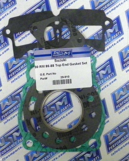 WSM Off Road Gaskets Top End Gasket Kit Suzuki 80 RM 86-88 - 29-910