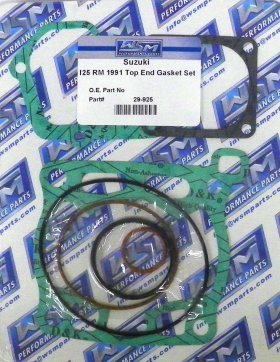 WSM Off Road Gaskets Top End Gasket Kit Suzuki 125 RM 1991 - 29-925 WSM Off Road Gaskets Top End Gasket Kit Suzuki 125 RM 1991 - 29-925