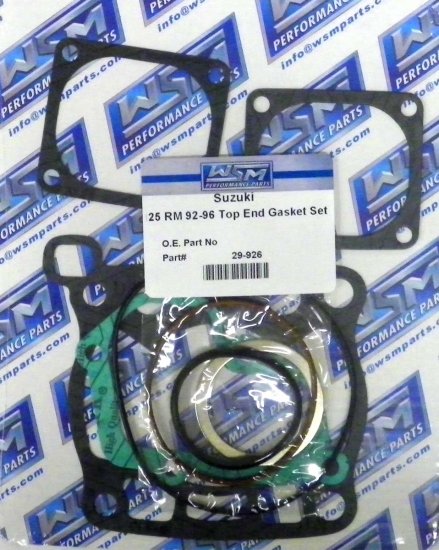WSM Off Road Gaskets Top End Gasket Kit Suzuki 125 RM 92-96 - 29-926