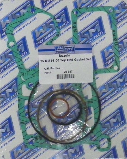 WSM Off Road Gaskets Top End Gasket Kit Suzuki 125 RM 98-00 - 29-927