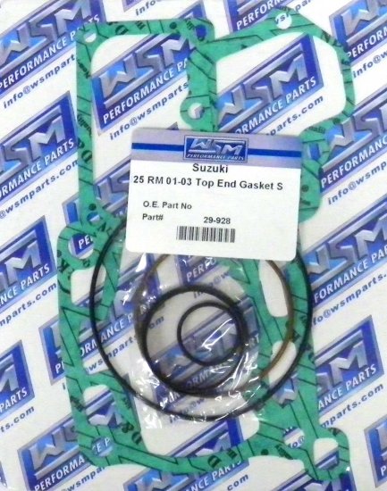 WSM Off Road Gaskets Top End Gasket Kit Suzuki 125 RM 01-03 - 29-928