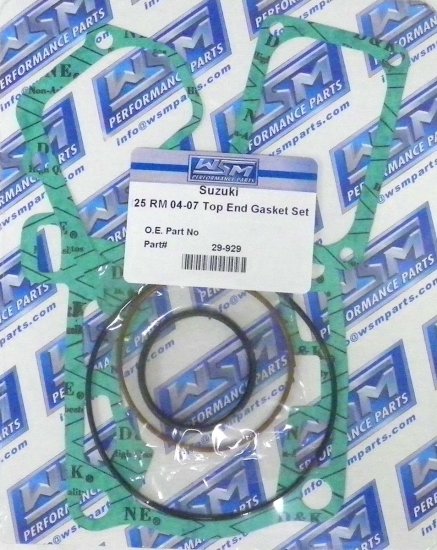 WSM Off Road Gaskets Top End Gasket Kit Suzuki 125 RM 04-07 - 29-929