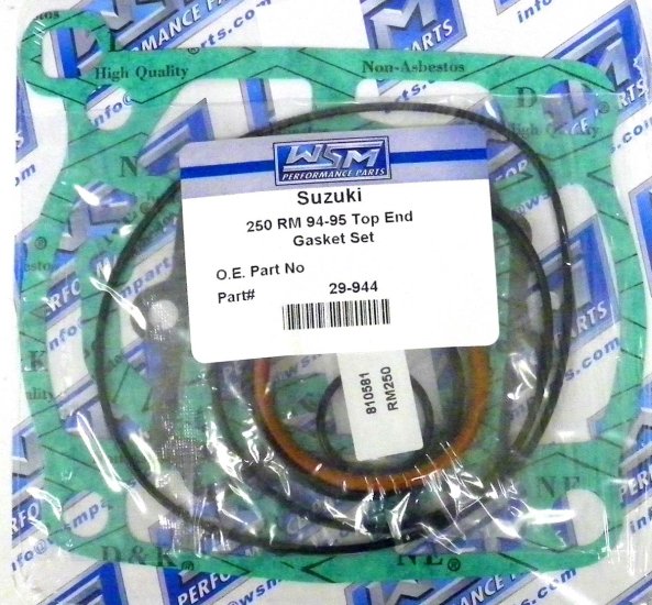 WSM Off Road Gaskets Top End Gasket Kit Suzuki 250 RM 94-95 - 29-944