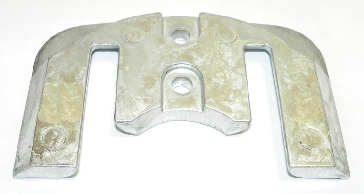 WSM Tecnoseal Anodes Cavitation Plate Mercruiser Bravo I / II / III - 450-00815AL