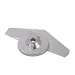 WSM Tecnoseal Anodes Gear Case Anode Yamaha 9.9 - 15 Hp - 450-01116
