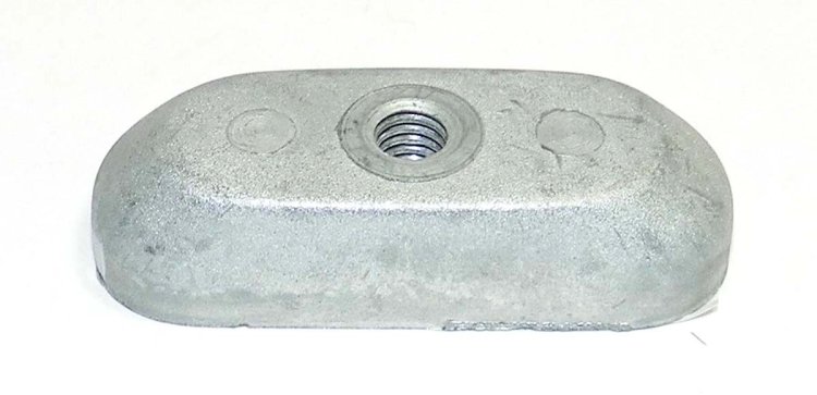 WSM Tecnoseal Anodes Gear Case Anode Johnson / Evinrude / Suzuki 6 - 15 Hp - 450-012101