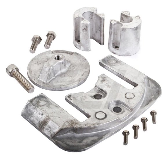 WSM Tecnoseal Anodes Anode Kit Mercruiser Bravo I - 455-20803