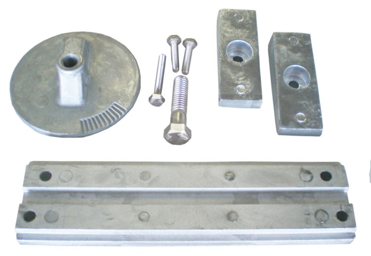 WSM Tecnoseal Anodes Anode Kit Mercury Verado 4 / Optimax - 455-20814