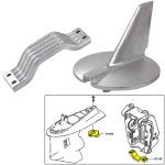WSM Tecnoseal Anodes Anode Kit Yamaha 200 - 250 Hp - 455-21104