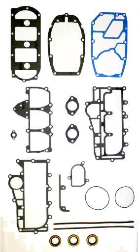 WSM MAR Gasket Kits Gasket Kit Powerhead Mercury / Mariner 50 / 60 Hp 3 Cylinder 87-90 - 500-202