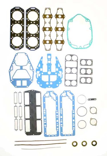 WSM MAR Gasket Kits Gasket Kit Powerhead Mercury / Mariner 150 / 175 Hp 6 Cyl 76-88 - 500-224