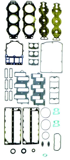 WSM MAR Gasket Kits Gasket Kit Powerhead Yamaha 150 - 225 Hp 87-08 Horizontal Reeds - 500-347