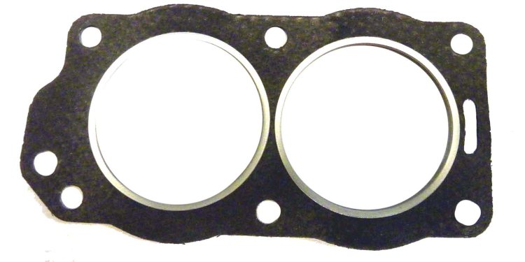 WSM MAR Gaskets & Orings Gasket Head Johnson / Evinrude 9.9 / 15 Hp 2 Cylinder Cross Flow 93-07 - 505-22