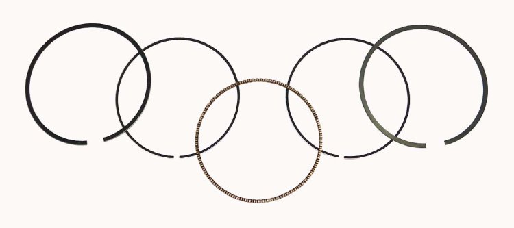 WSM Off Road Piston Rings Piston Rings Honda 420 TRX 07-25 .25mm Over - 51-231-04