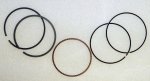 WSM Off Road Piston Rings Piston Rings Kawasaki 220 Bayou 88-02 .25mm Over - 51-250-04