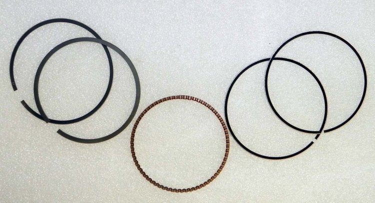 WSM Off Road Piston Rings Piston Rings Kawasaki 220 Bayou 88-02 .25mm Over - 51-250-04