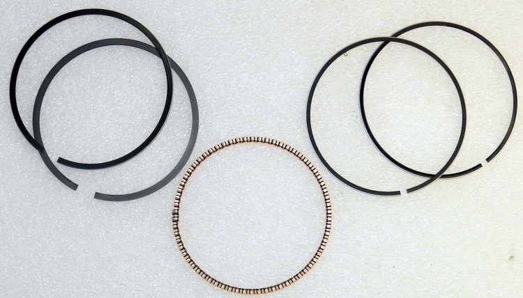 WSM Off Road Piston Rings Piston Rings Kawasaki 220 Bayou 88-02 .5mm Over - 51-250-05