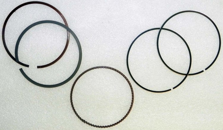 WSM Off Road Piston Rings Piston Rings Kawasaki 300 89-04 .25mm Over - 51-255-04