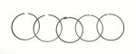 WSM Off Road Piston Rings Piston Rings Kawasaki 250 Mojave 87-04 1.5mm Over - 51-257-09