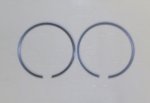 WSM Off Road Piston Rings Piston Rings Polaris 300 94-99 .25mm Over - 51-310-04