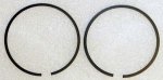 WSM Off Road Piston Rings Piston Rings Yamaha 350 Banshee 87-06 .25mm Over - 51-520-04
