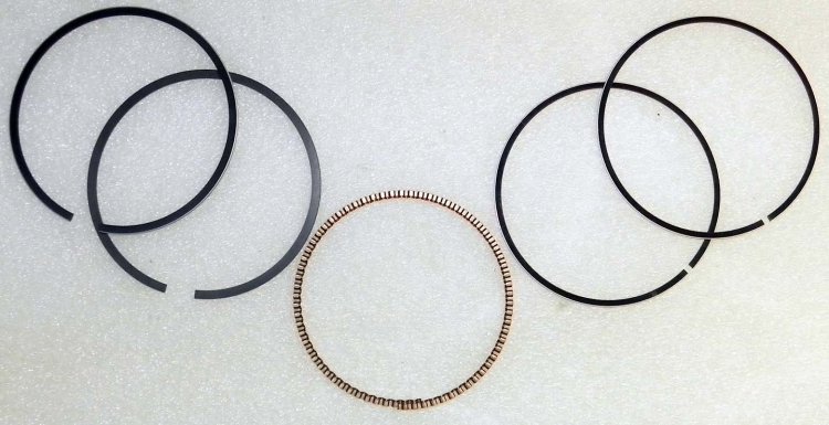 WSM Off Road Piston Rings Piston Rings Yamaha 250 92-09 1mm Over - 51-535-07