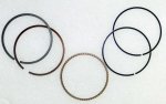 WSM Off Road Piston Rings Piston Rings Yamaha 200 YFM 85-89 .25mm Over - 51-537-04