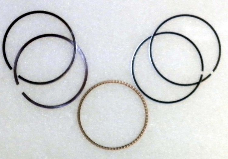WSM Off Road Piston Rings Piston Rings Yamaha 225 YFM 86-88 .25mm Over - 51-538-04