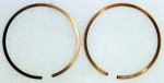 WSM Off Road Piston Rings Piston Rings Suzuki 250 Quadracer 87-92 .25mm Over - 51-600-04